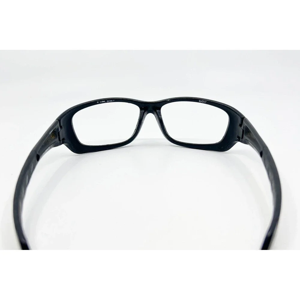 Wiley X Z87-2+ Safety Eyewear Men Black Wrap Frame 63-17-120